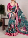 YNF7015 Tussar Silk With Printed Viscose Border Sarees Online Wholesale